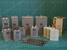 12 X TCC Dubilier PIO Capacitors Suit Valve Amplifier vintage etc