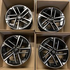Genuine Set Of 4 Nissan Juke 17” Alloy Wheels Black And Diamond Cut