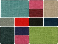 Plain Soft Linen Look Fabric Designer Curtain Sofa Cushion Material Upholstery