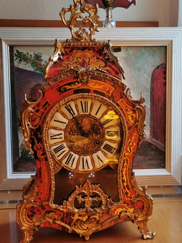 Boulle clock mantel - mantel,