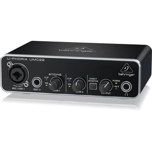 Behringer umc22 audiophile - behringer,