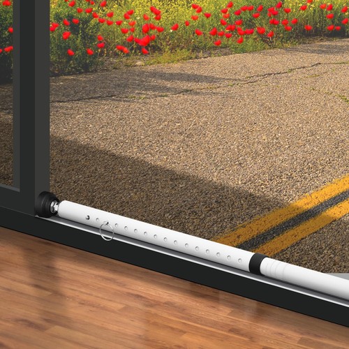 Sliding door security bar - door,