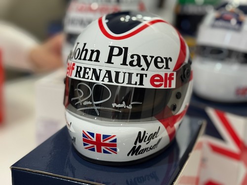 Nigel mansell 1983 signed coa - mansell,