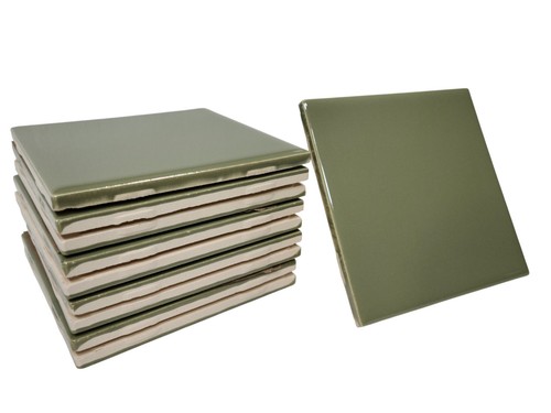 Avocado green ceramic tile - avocado,