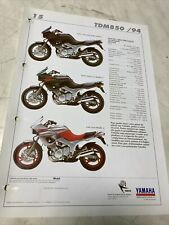 Yamaha TDM850 1994 1995 color identification chart