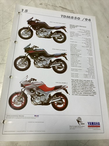 Yamaha tdm850 1994 1995 - yamaha,