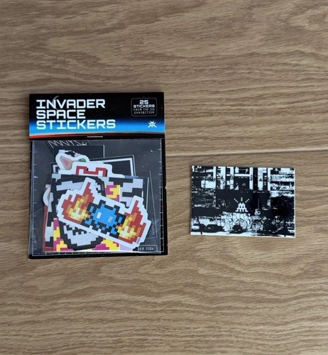 Space invader art sticker - invader,