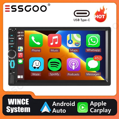 Double din apple carplay - 7",