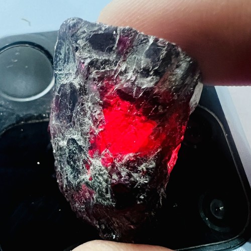 Mystery red garnet large - mystery,