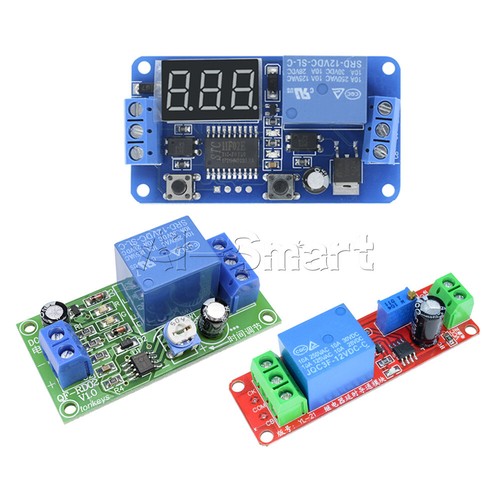 Ne555 delay time relay - ne555,