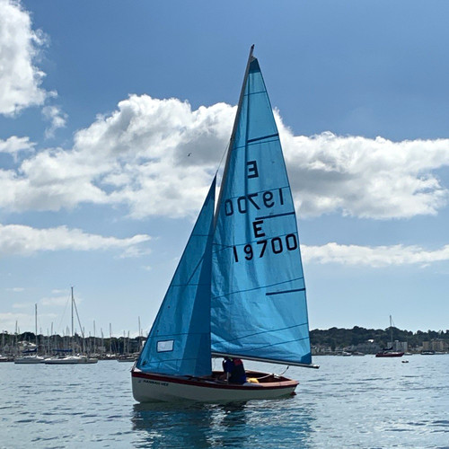 Enterprise sailing dinghy - sailing,