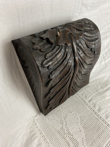 Large antique c19th carved - antique,