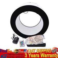 LED Round Fish Tank Desktop Jellyfish Aquarium Tank Kit For Real Live Jellyfish