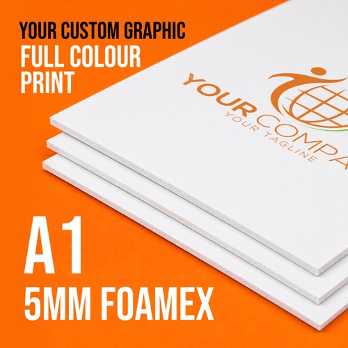 Custom printed 5mm foamex - printed, a1