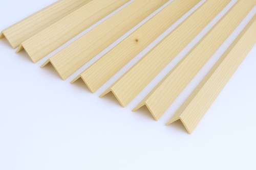 Pine corner trim angle - pine, wood