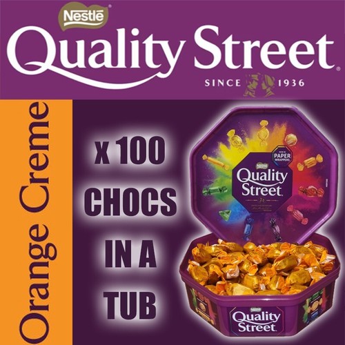 100 orange creme - 100, tub