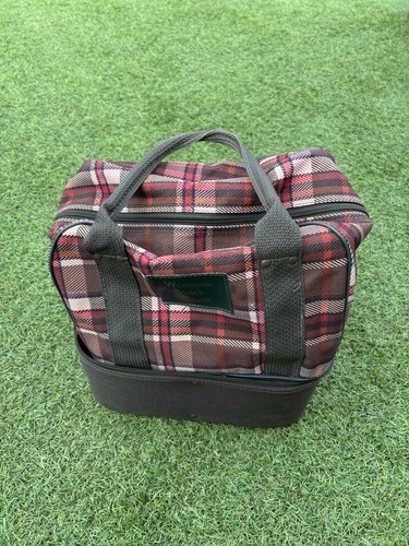 Tartan lawn bowls bag - tartan,