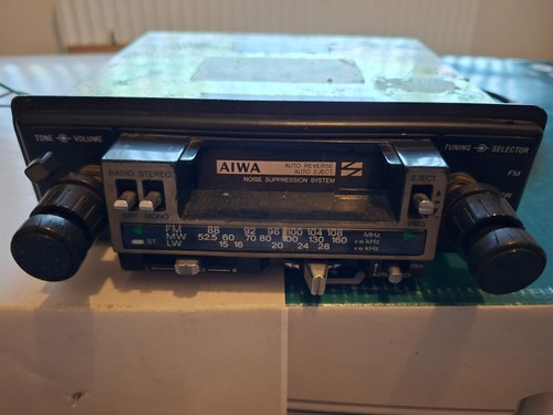 Vintage car radio cassette - radio, /