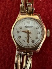 9ct EVERITE LADIES 1920S WATCH IN jewelleryBOX
