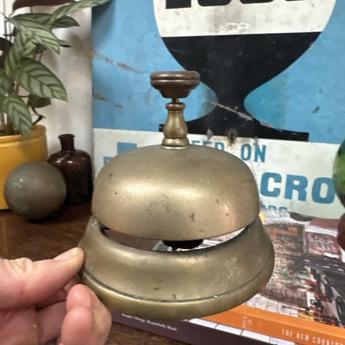 Vintage solid brass bell - solid,