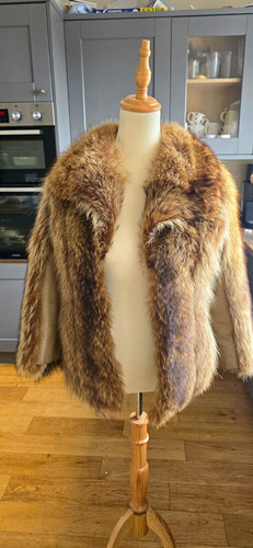 Vintage genuine fox fur jacket - genuine,