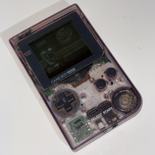 Nintendo gameboy pocket clear - nintendo,