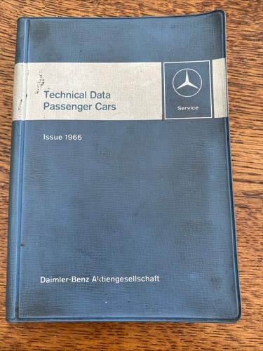 Mercedes technical data book - technical,