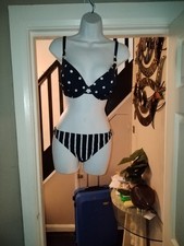 SALE!!!34E& 12 WIRED Bikini Set Spf50, Chlorine Resistant Lined Ex M&S BNWT 