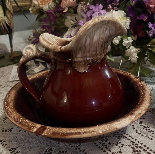 Mccoy brown drip ware glaze - mccoy,