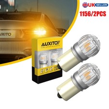 AUXITO 1156 BA15S LED Amber Turn Signal Light Bulb Error Free Hyper Anti Flash