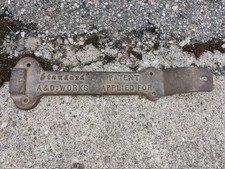 Antique A & O Works Standard Sink Bracket Cast Iron