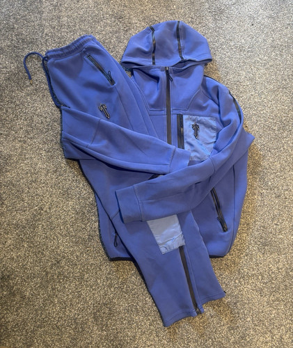 Men trapstar blue - blue, fleece