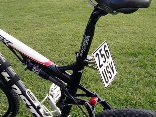 Bike license plate holder - e-bike,