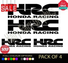 4x HONDA HRC RACING Vinyl