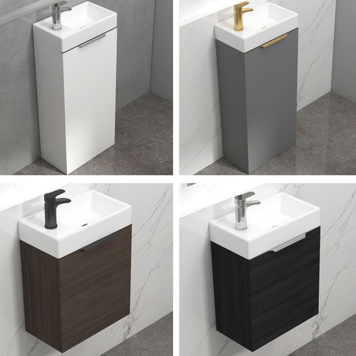 Bathroom cloakroom vanity unit - bathroom,