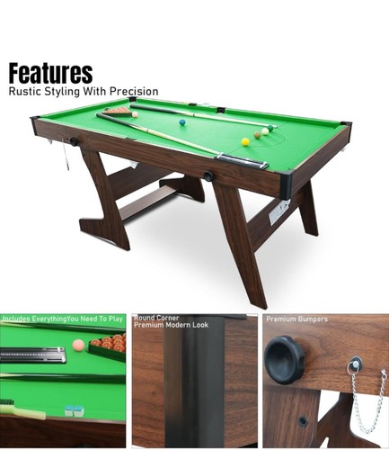 Folding 6ft snooker table - folding,