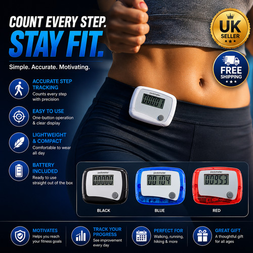 Lcd clip pedometer step - lcd,
