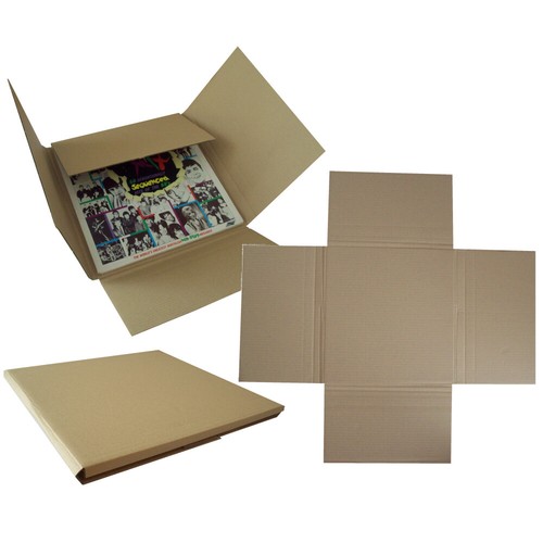 Cardboard cruciform record - cardboard,