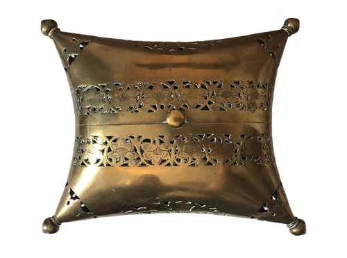 Unusual vintage brass indian - brass,