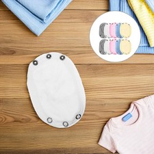  10 Pcs Bodysuit Extender 2 Snap Cotton Vest Extenders Baby Jumpsuits Snaps