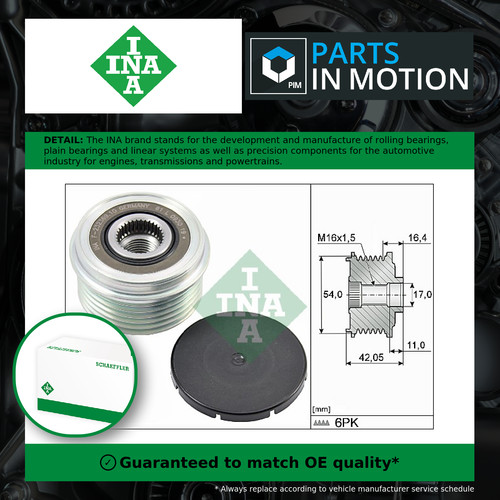 Overrunning alternator pulley - overrunning,