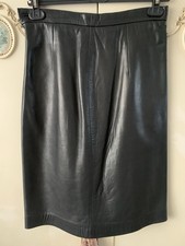 Black Leather Skirt