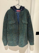 SUPREME TEAL LEOPARD Fleece