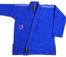 BJJ Gi Mens Brazilian Jiu Jitsu Suit Uniform Adult "Blue Armour Lite"