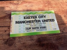 EXETER CITY V MANCHESTER