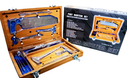 Post mortem instrument set - mortem, /