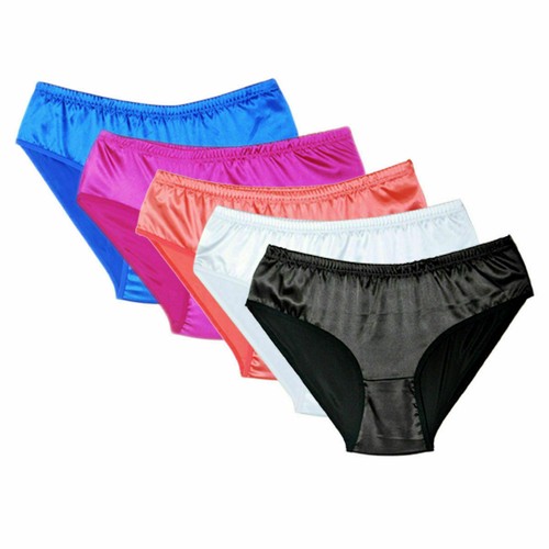 Satin knickers panties briefs - satin,