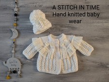Babies Hand Knitted Matinee