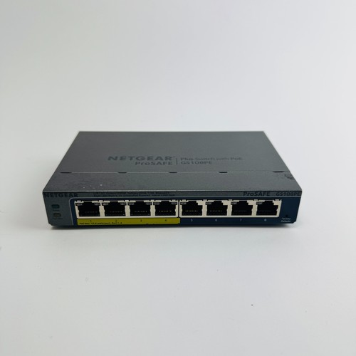 Netgear gs108pe plus port - netgear,