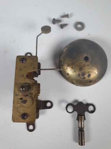 Antique waterbury clock - antique, alarm